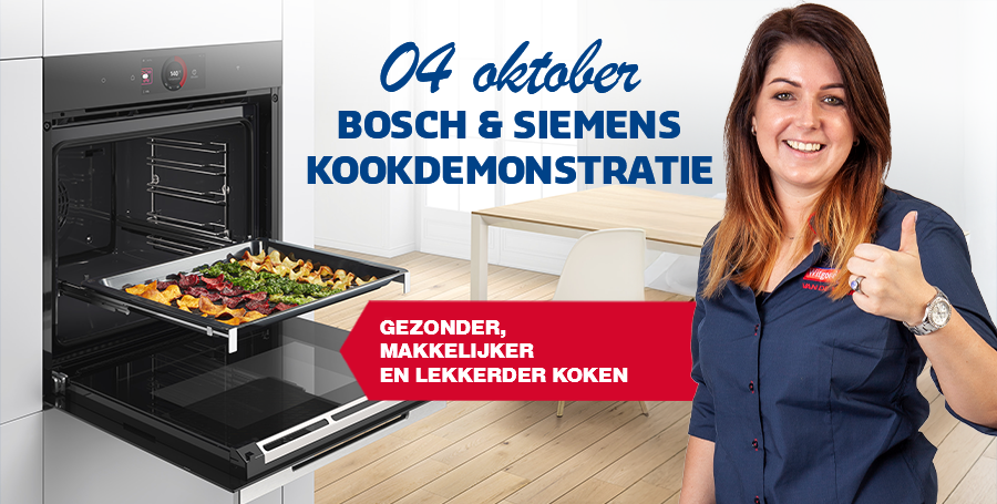 4 oktober Bosch en Siemens kookdemo