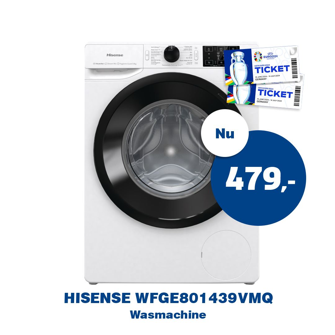 Hisense WFGE801439VMQ wasmachine