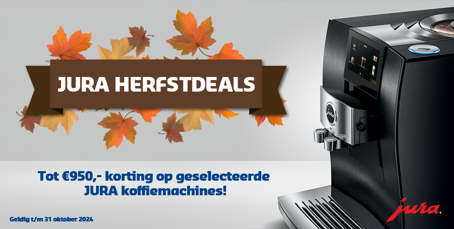 Banner nieuwsbrief: JURA herfstdeals